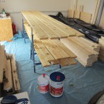 Die Garage wird zum Holzschutzstudio
